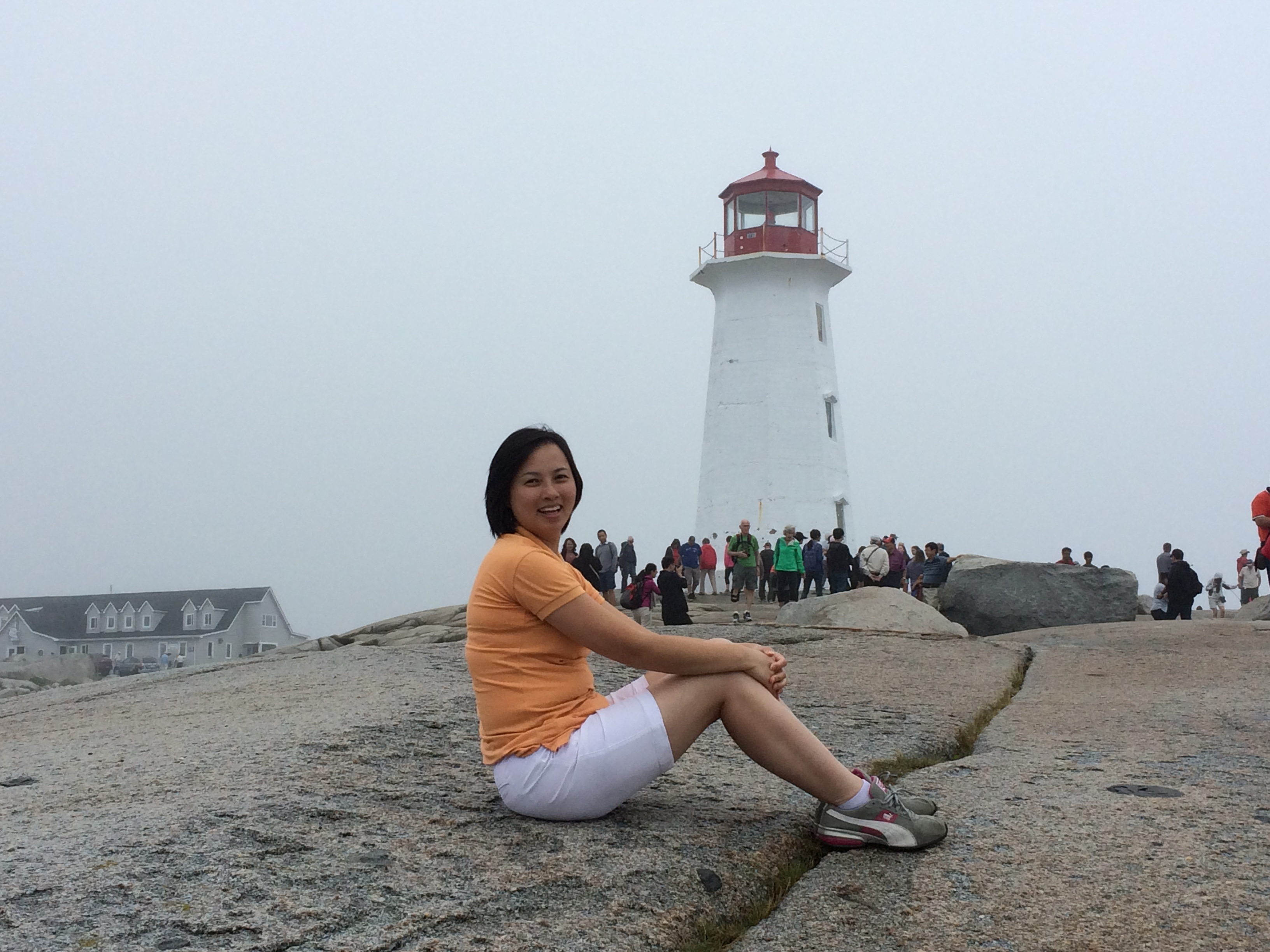 I am at Peggy's Cove NS